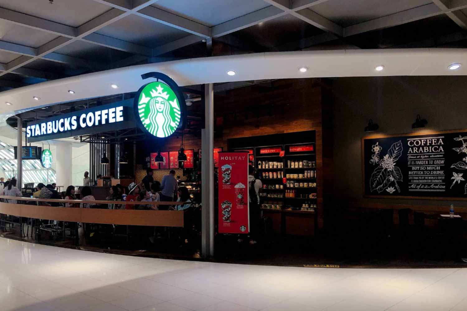 5. Starbucks - Diya Hotel Srinakarin โรงแรมใกล้สนามบินสุวรรณภูมิ. ที่พักใกล้สุวรรณภูมิ 